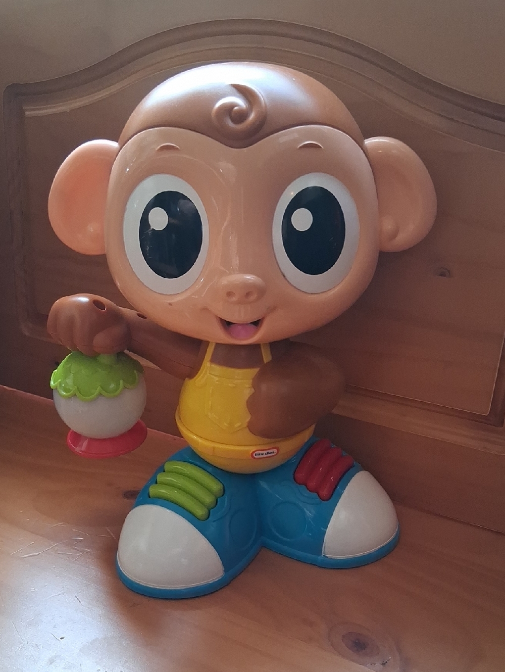 Interactive Monkey Learning Toy - Yellow & Brown